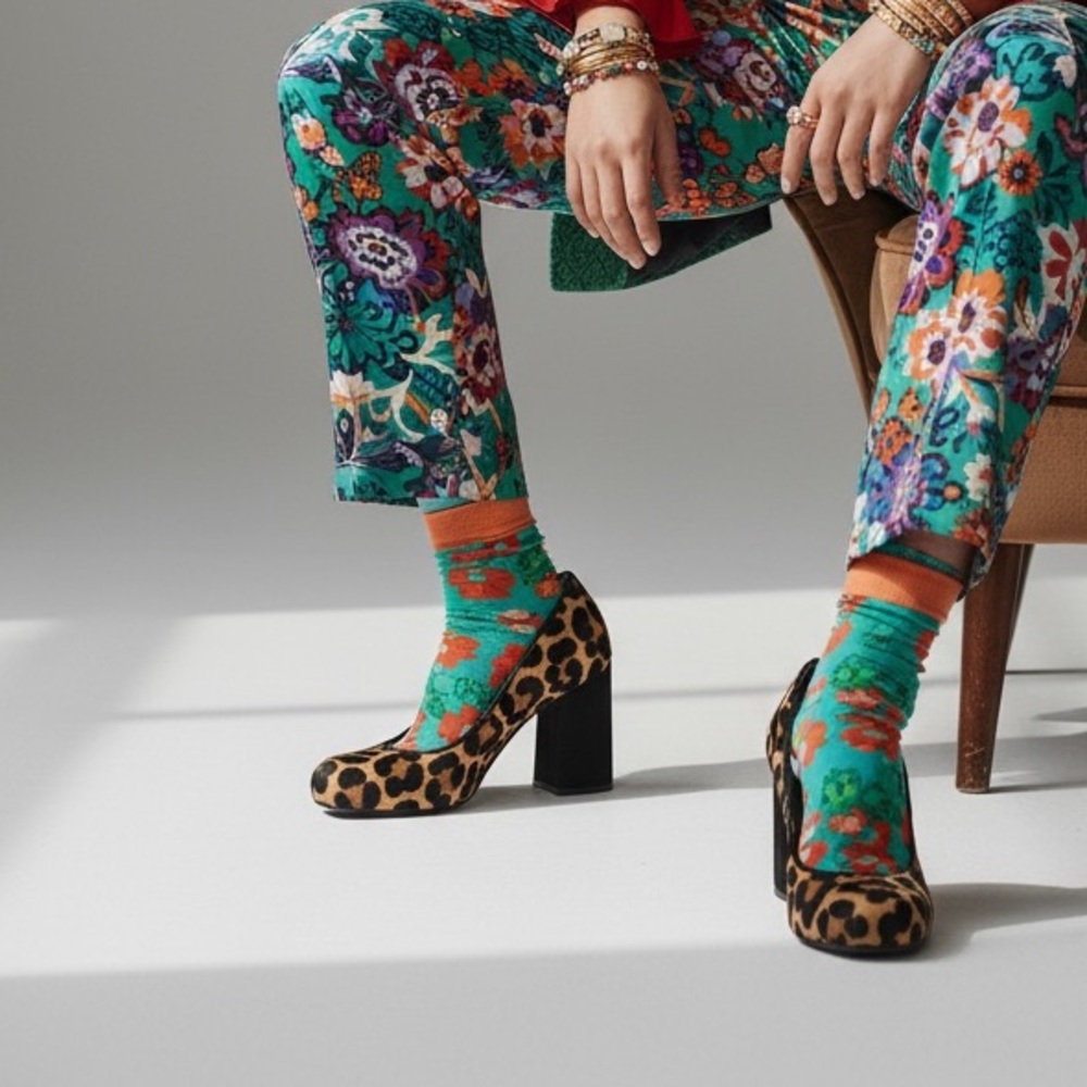 Dune by London Leopard Chunky heel  38